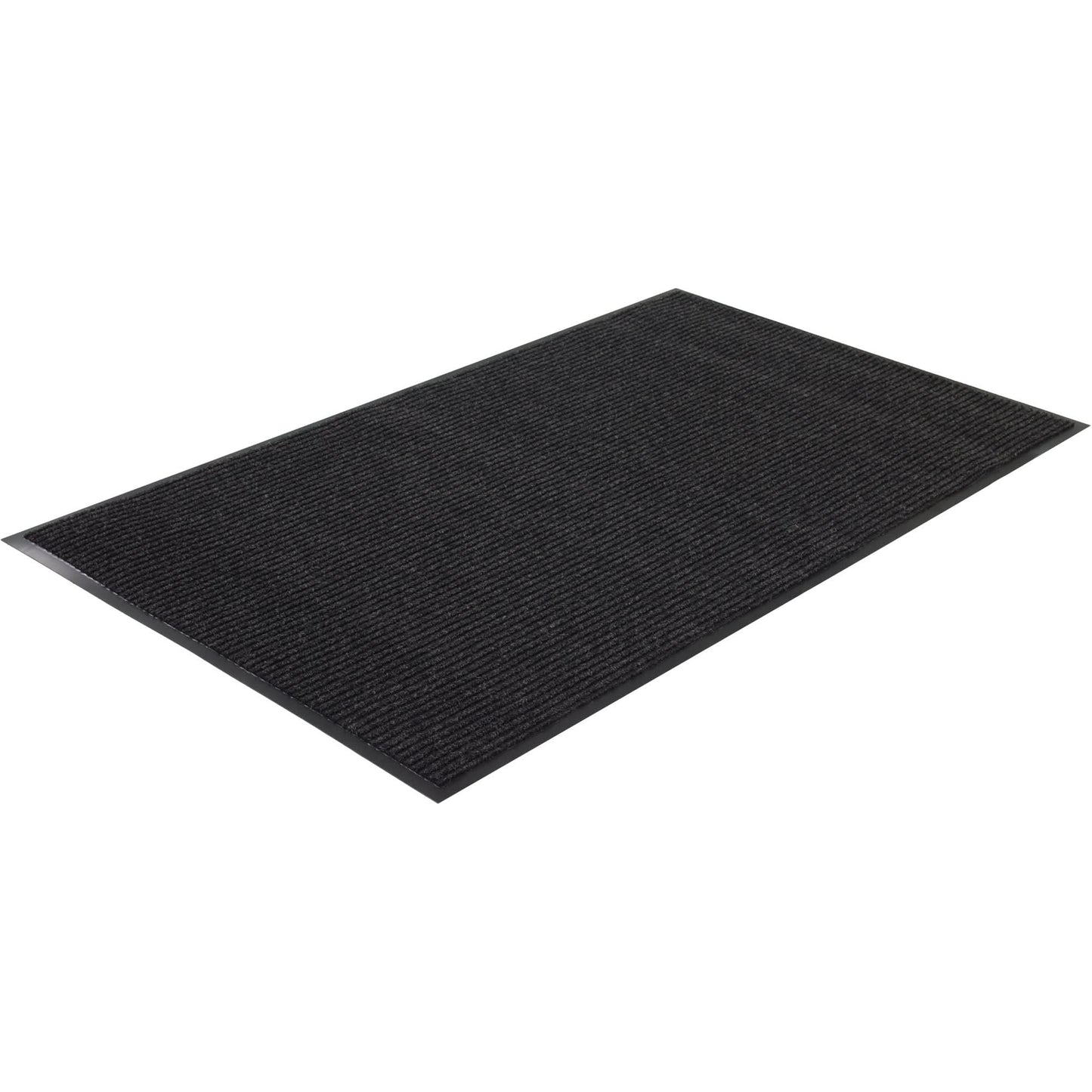 Twin Rib Matting, Wiper/Scraper, 4' x 6' x 1/4", Charcoal