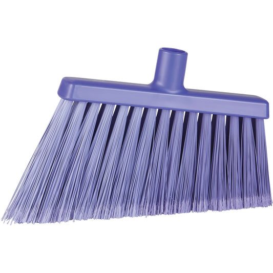 Balai à tête coudée, poils durs/fendus, 11-2/5", Polyester/Polypropylène/PVC/Synthétique, Violet