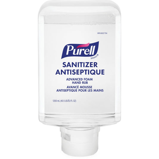 ES10 Advanced Hand Sanitizer Foam, 1200 ml, Cartridge Refill, 70% Alcohol