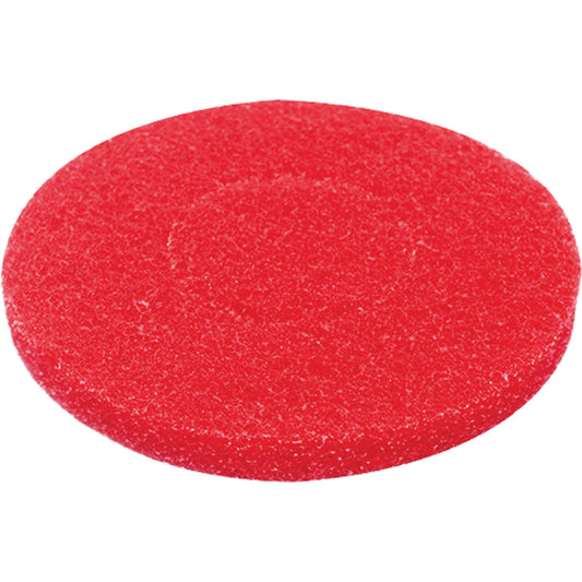 Disque, lustrant, rouge