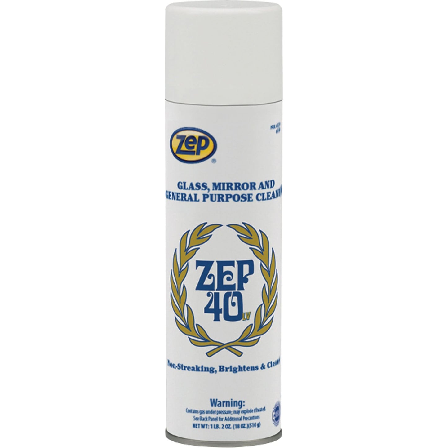 Non-Streaking Glass & Mirror Cleaner, 18 oz., Aerosol Can