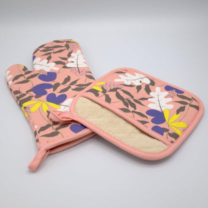 Just Leaves-Oven Mitt and Pot Holder