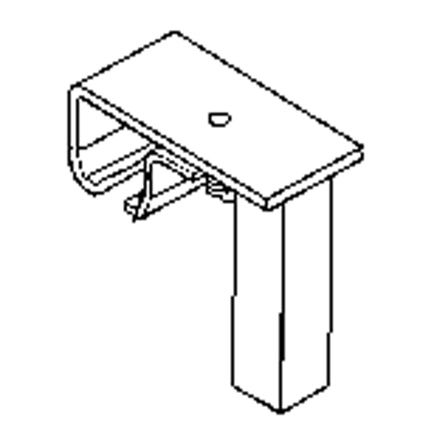 Support de rail pour le matériel de support de plancher