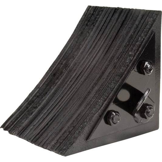 Wheel Chock, 8" x 8" x 8", Black
