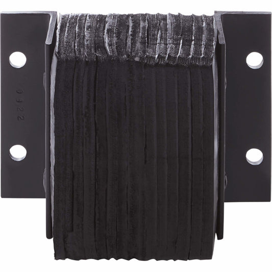 Laminated Dock Bumpers, Horizontal, Rubber, 14" W x 4" D x 12" H