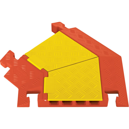 Linebacker® 5-Channel Heavy Duty Cable Protector - Left Turn