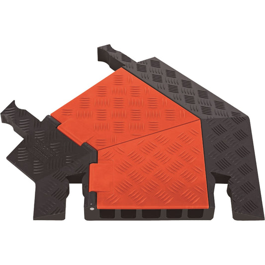 Guard Dog® 5-Channel Heavy Duty Cable Protector - Left Turn
