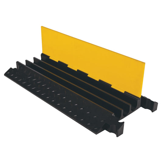 Yellow Jacket® Heavy Duty Cable Protector, 3 Channels, 36" L x 18.5" W x 2.875" H