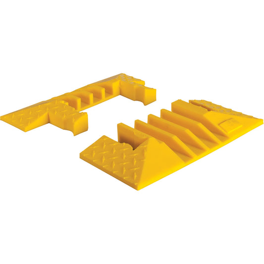 Protecteur de câble robuste 4 canaux Yellow Jacket® - Embouts