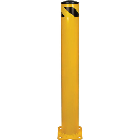 Poteau de sécurité, acier, 106,7 cm H x 14 cm l, jaune