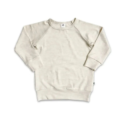 Baby/Kids' Bamboo Raglan Pullover | Charcoal