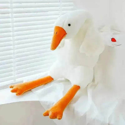 Enfants Mignons Grandes Oies Blanches Oreiller Peluche Jouet en Peluche Peluches
