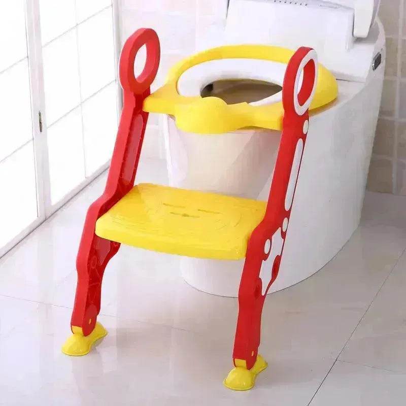 Kids Children's Foldable Stepped Toilet Ladder