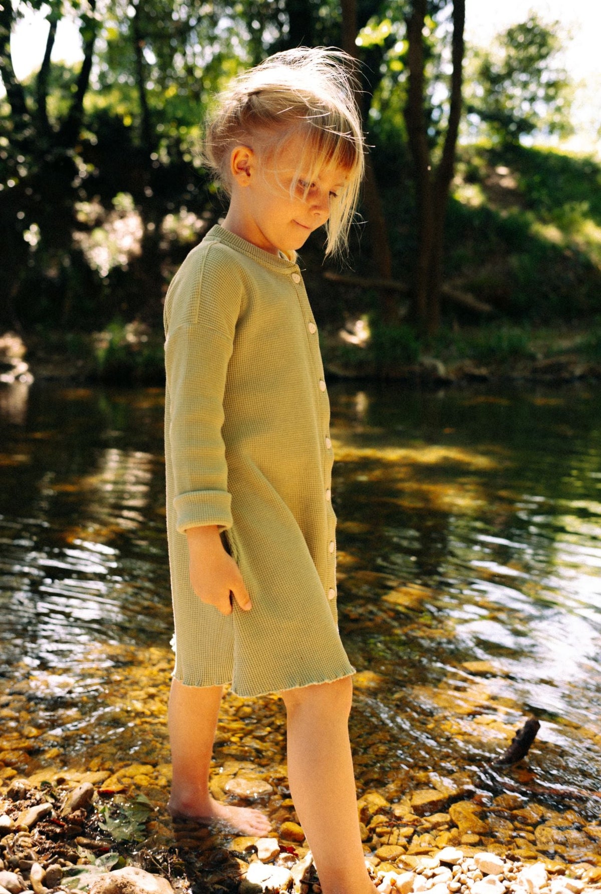 The Sky Organic Cotton Dress - GREENSTONE