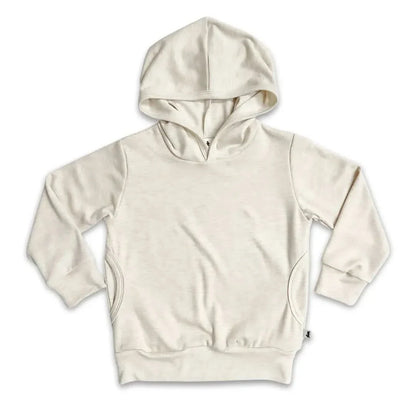 Kids' Lightweight Bamboo Hoodie With Side Seam Pockets | Black