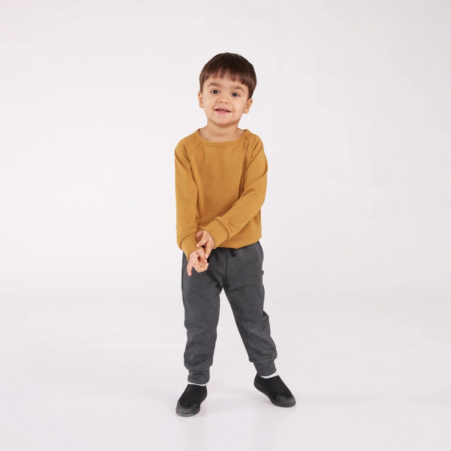 Baby/Kids' Lightweight Bamboo Joggers | Charcoal
