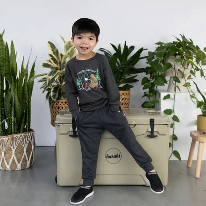 Baby/Kids' Lightweight Bamboo Joggers | Charcoal