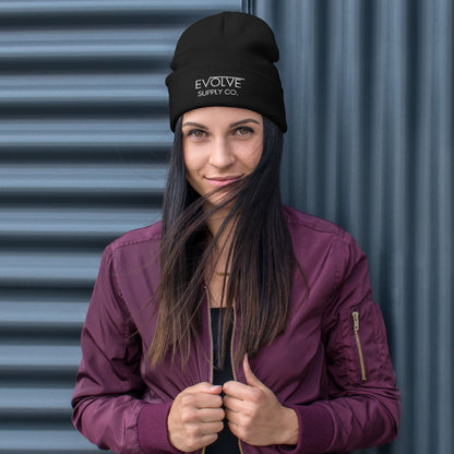 Evolve Supply Co. Embroidered Beanie
