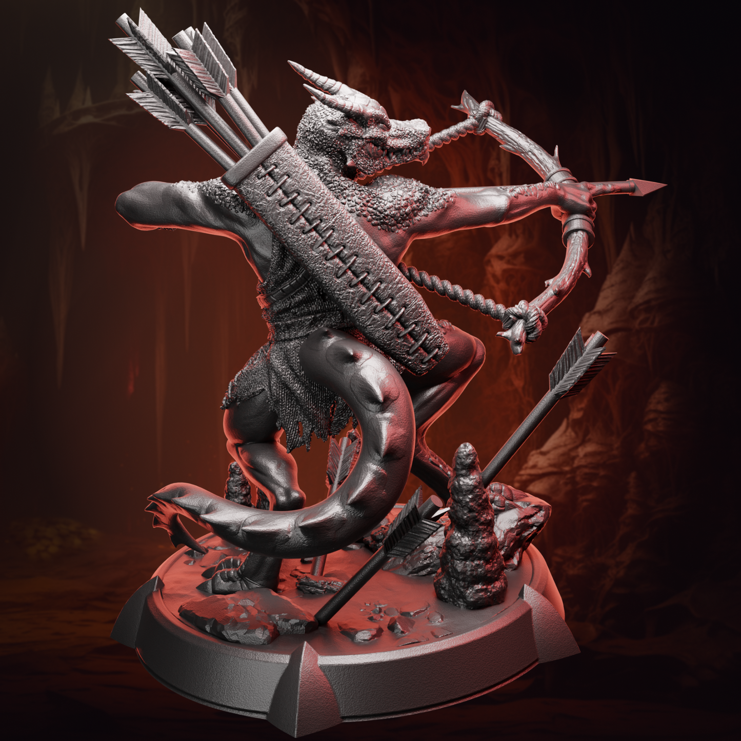 Kobold Archer | Bow & Arrow | Medium (1in base) | 5e