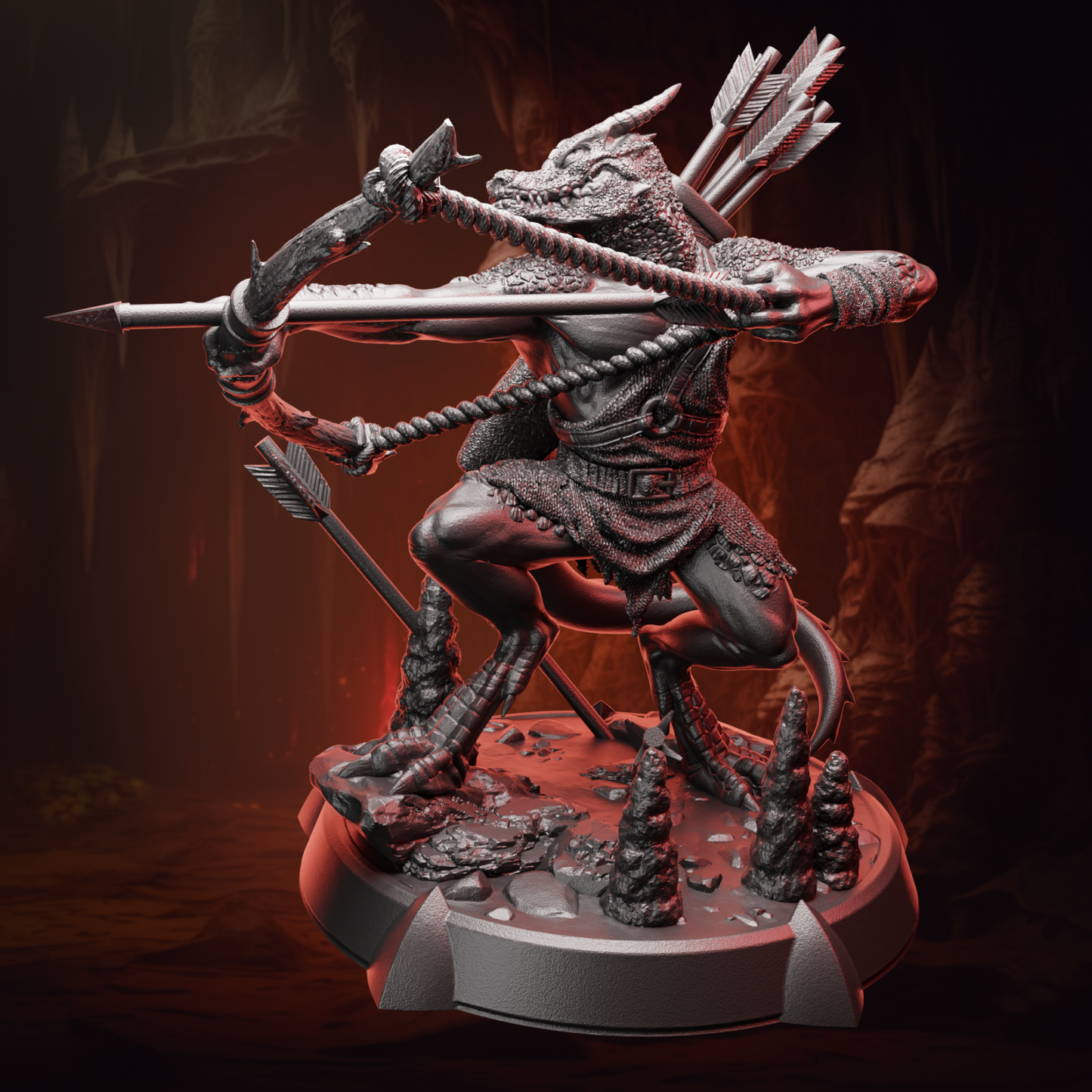 Kobold Archer | Bow & Arrow | Medium (1in base) | 5e