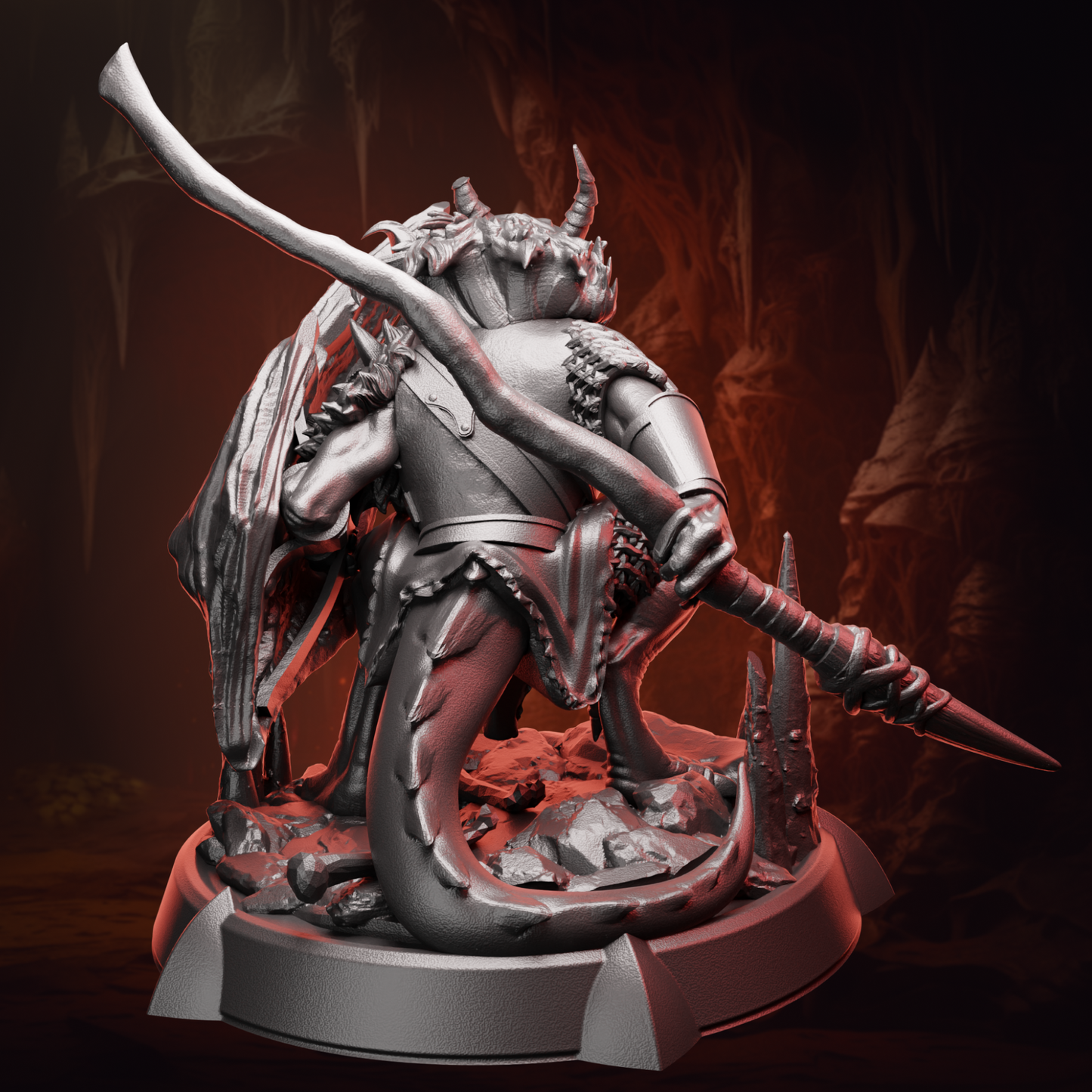 Kobold Warrior | Spear & Shield | Medium (1in base) | 5e