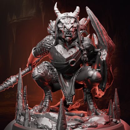 Kobold Warrior | Spear & Shield | Medium (1in base) | 5e