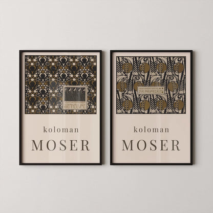 Koloman Moser STATEMENT DUO Prints |  | Iconic Art Famous Painting available framed