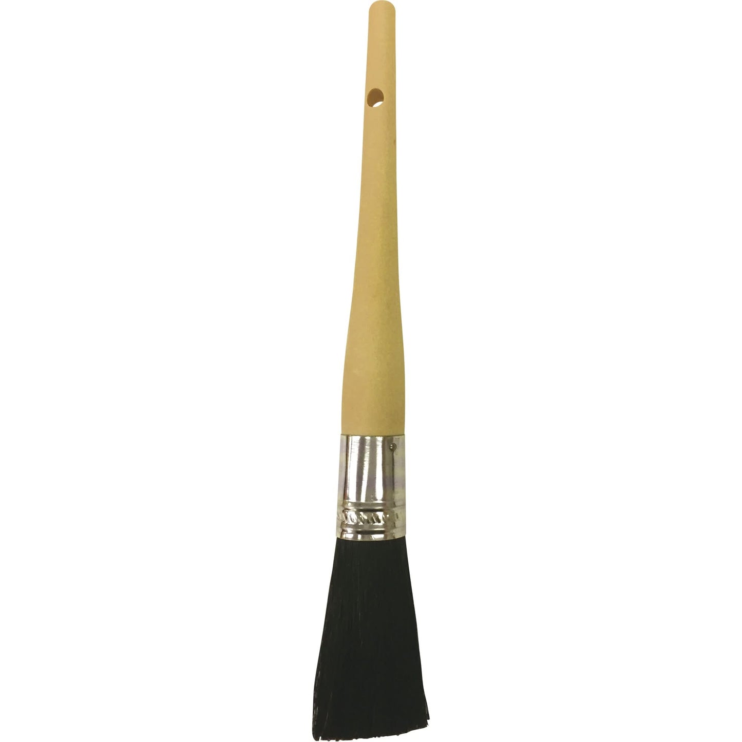 Pinceau ovale, soie, manche en plastique, largeur 2,7 cm