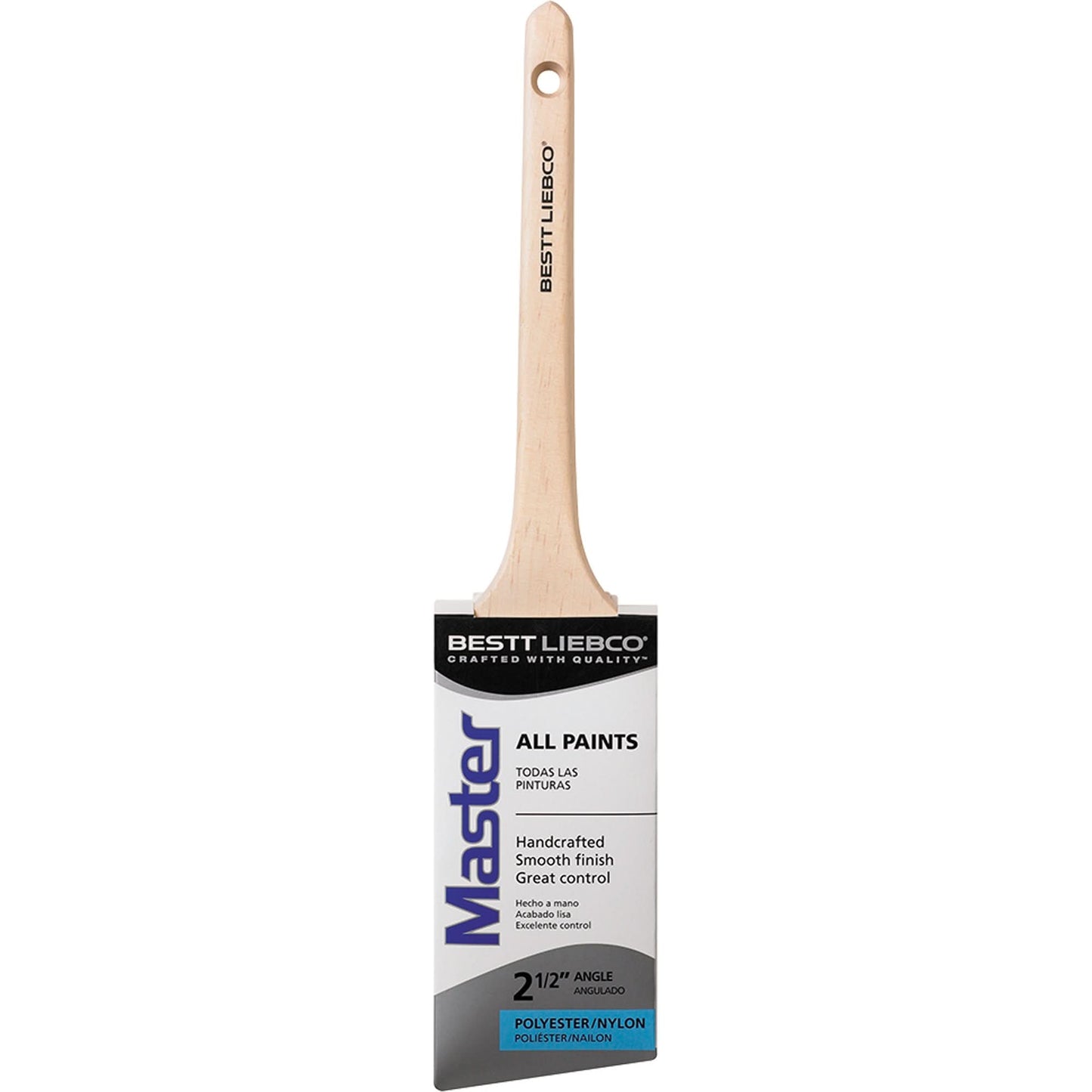 Thin Angle Sash Brush, Poly/Nylon, Wood Handle, 2-1/2" Width