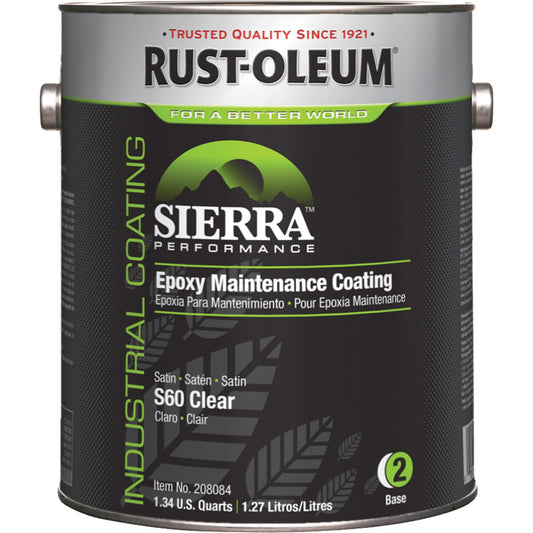 Sierra™ S60 Water-Based Epoxy Maintenance Coating Part 2 Base, Gallon, Clear