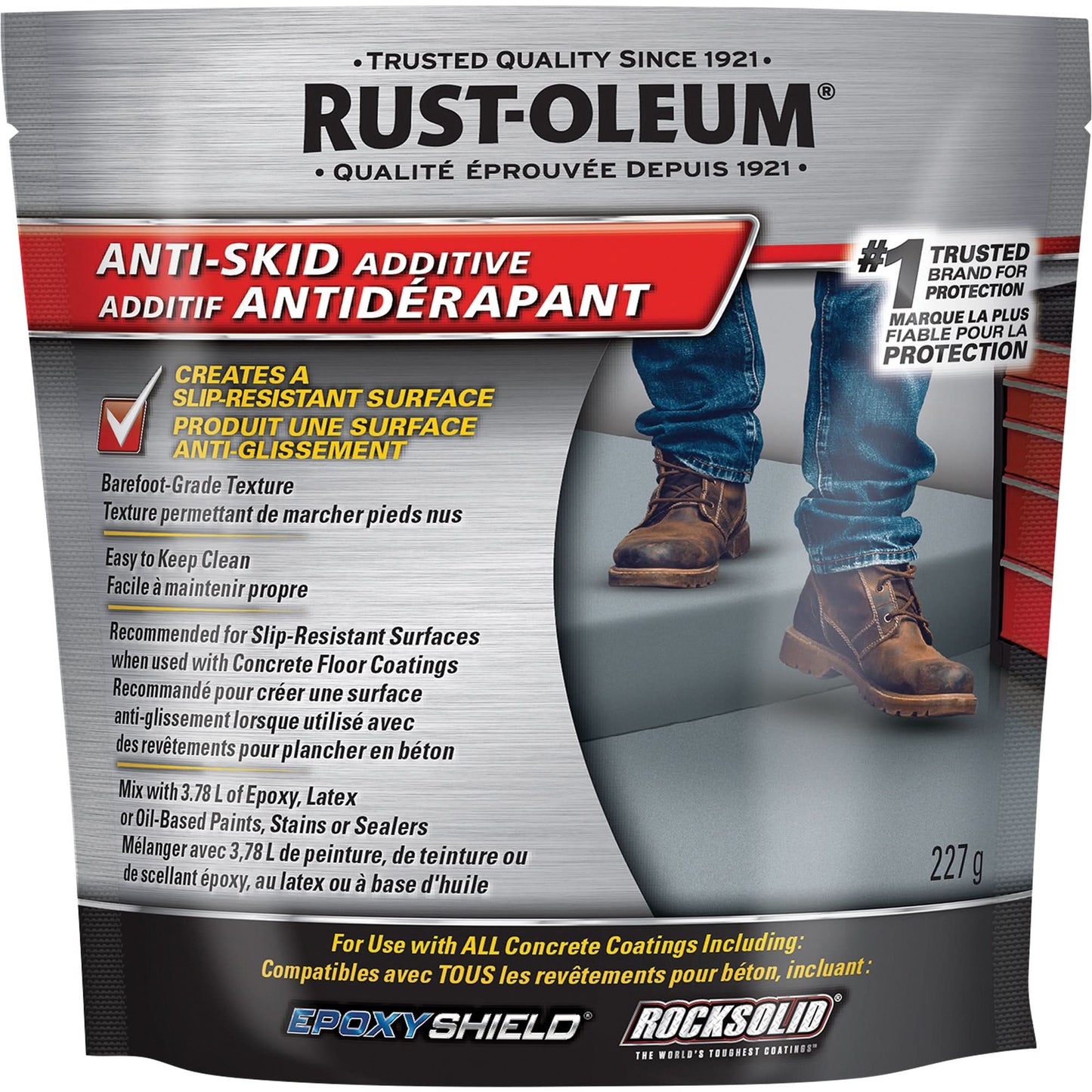 Anti-Skid Additive, 227 g, Bag, White