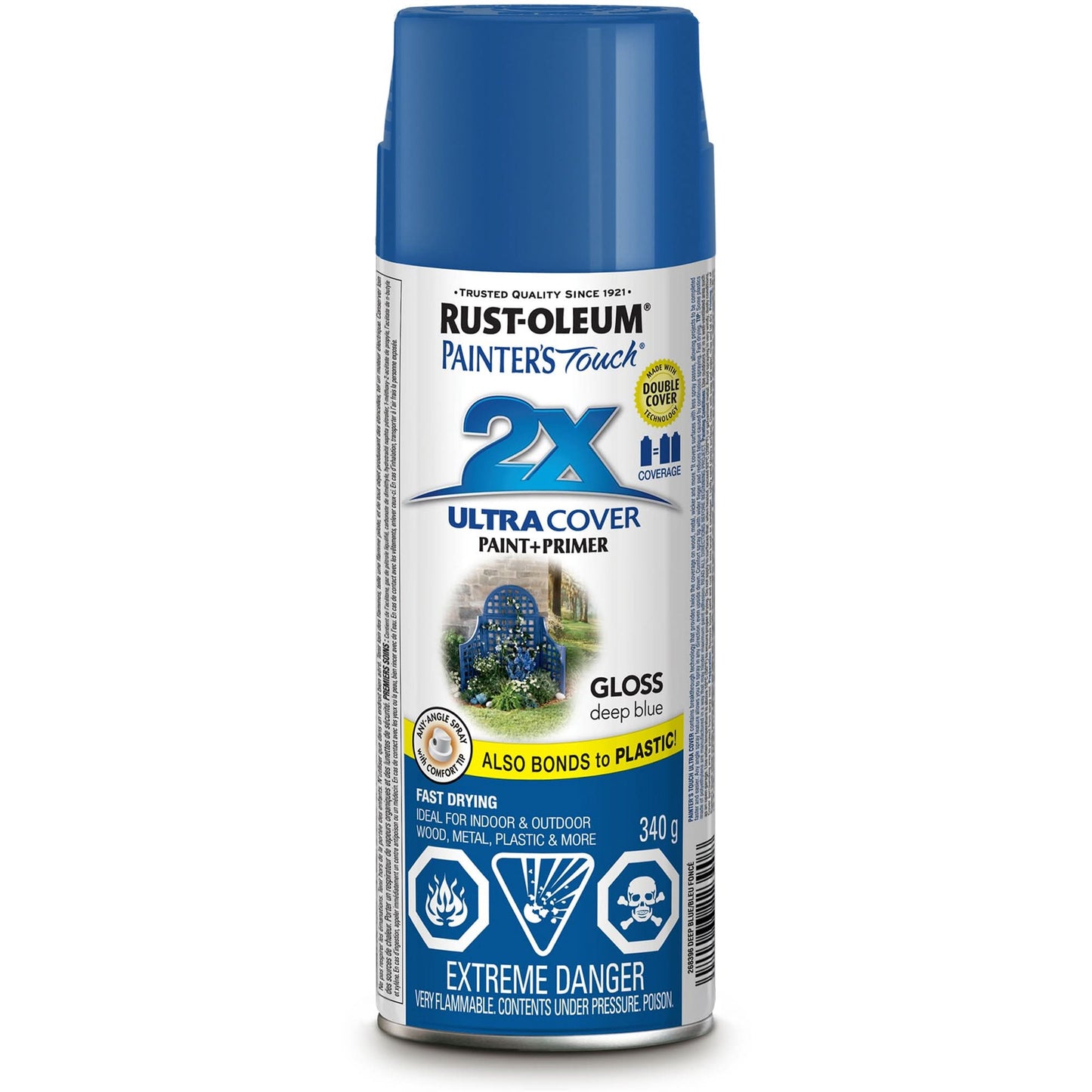 Painter's Touch® Ultra Cover Paint, Deep Blue, Gloss, Aerosol Can