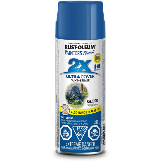 Painter's Touch® Ultra Cover Paint, Deep Blue, Gloss, Aerosol Can