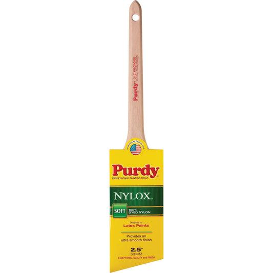 Pinceau Nylox™ Dale, nylon, manche en bois, largeur 2-1/2 po