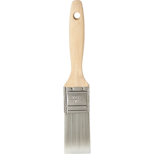 Master Trim Paint Brush, Poly/Nylon, Wood Handle, 1-1/2" Width