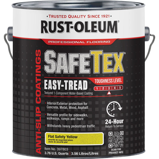 Revêtement acrylique SafeTex® Easy-Tread, 1 gal., à base d'eau, mat/texturé, jaune