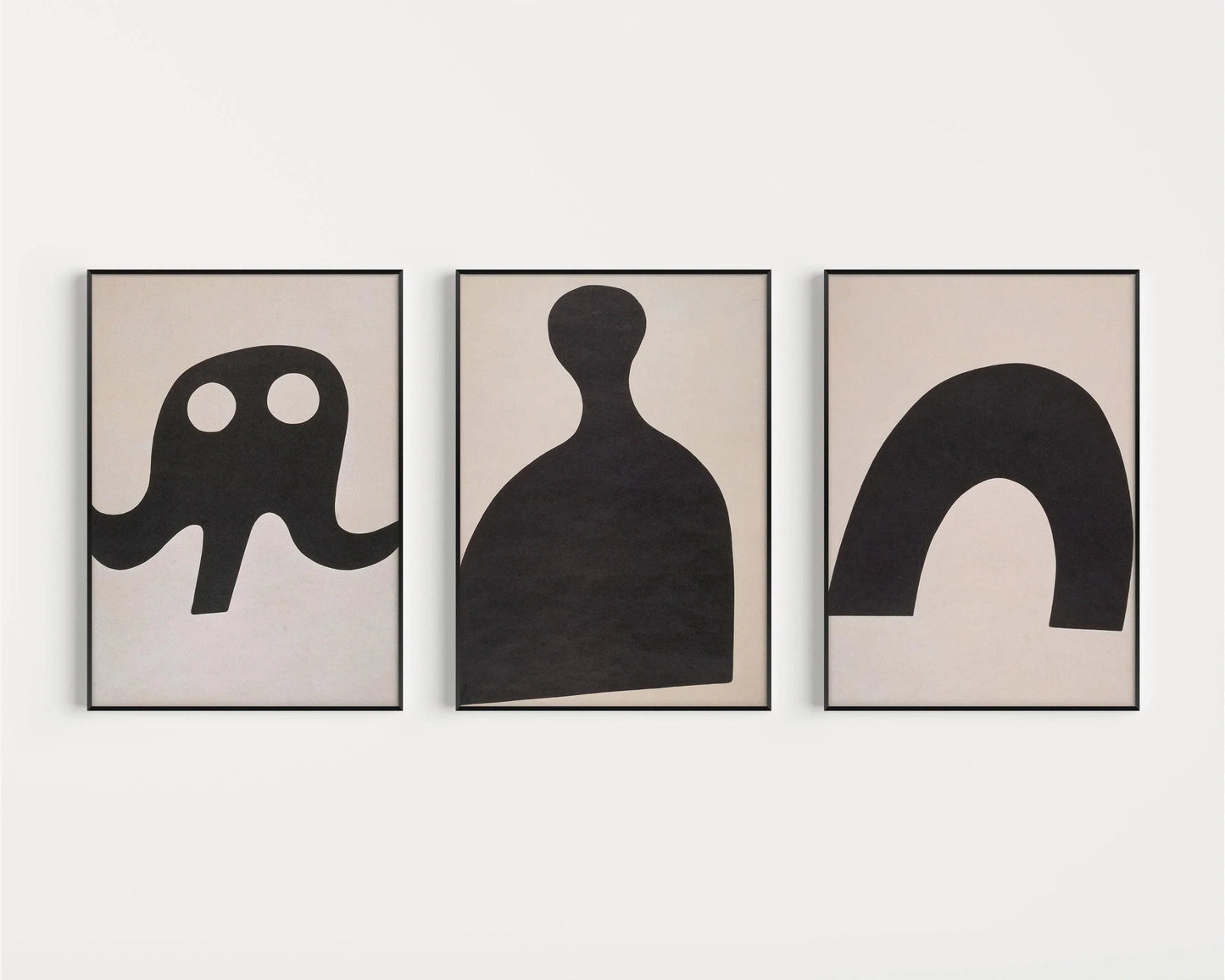 Kurt Schwitters Minimalist Art Print: Dadaism Constructivist Trio