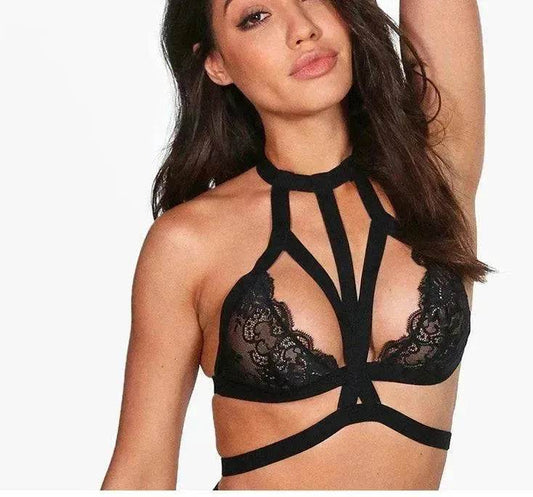 Lace perspective bandage lingerie