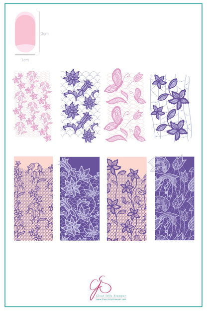 Clear Jelly Stamper - Feeling Lacy