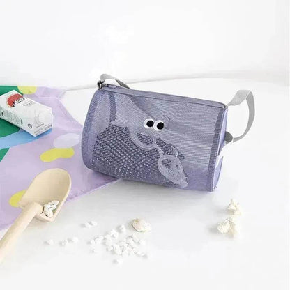 Large Capacity Waterproof Beach Bag Mesh Breathable Toiletry Storage Handbag