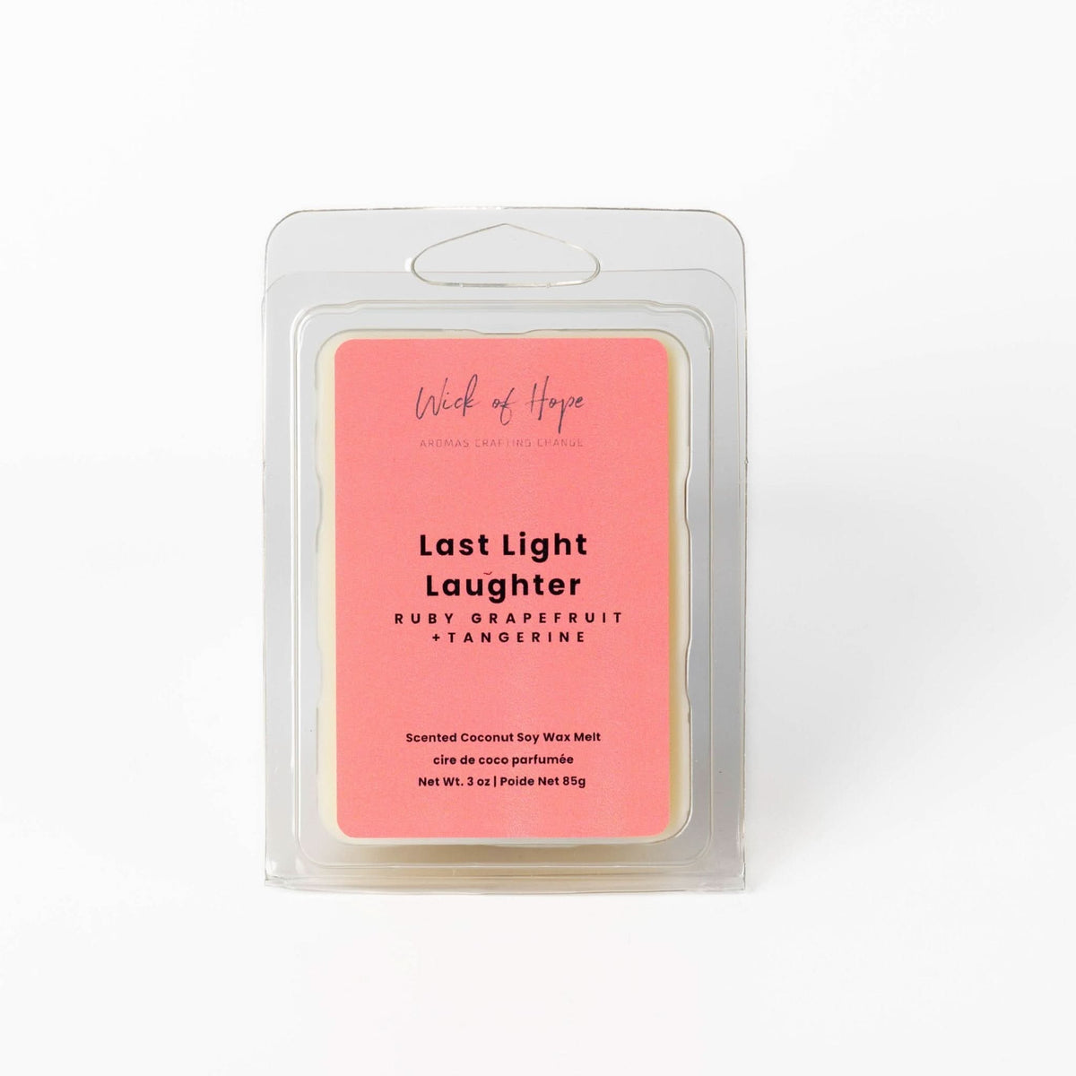 Galet de cire fondante Dernier Rire Crépusculaire | Pamplemousse Ruby + Mandarine
