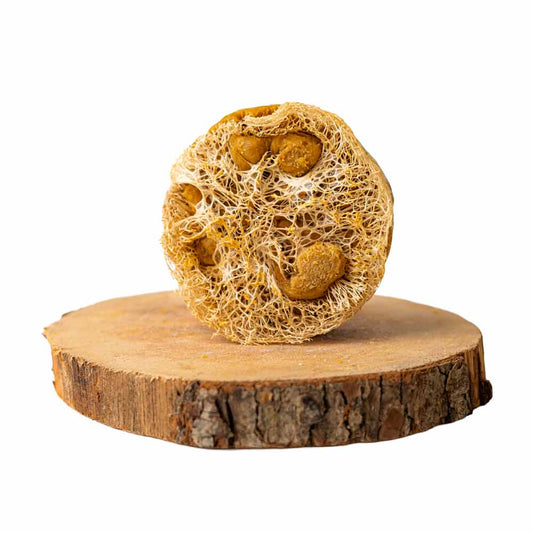 Savon Loofah Laurier – Savon exfoliant naturel de style Alep