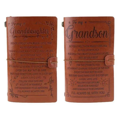 Leather Hand Ledger Business Note Hand Ledger