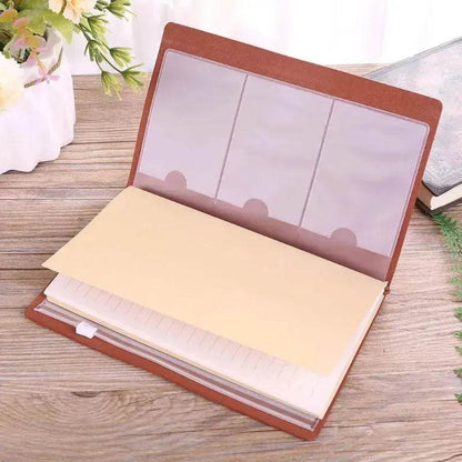 Leather Hand Ledger Business Note Hand Ledger