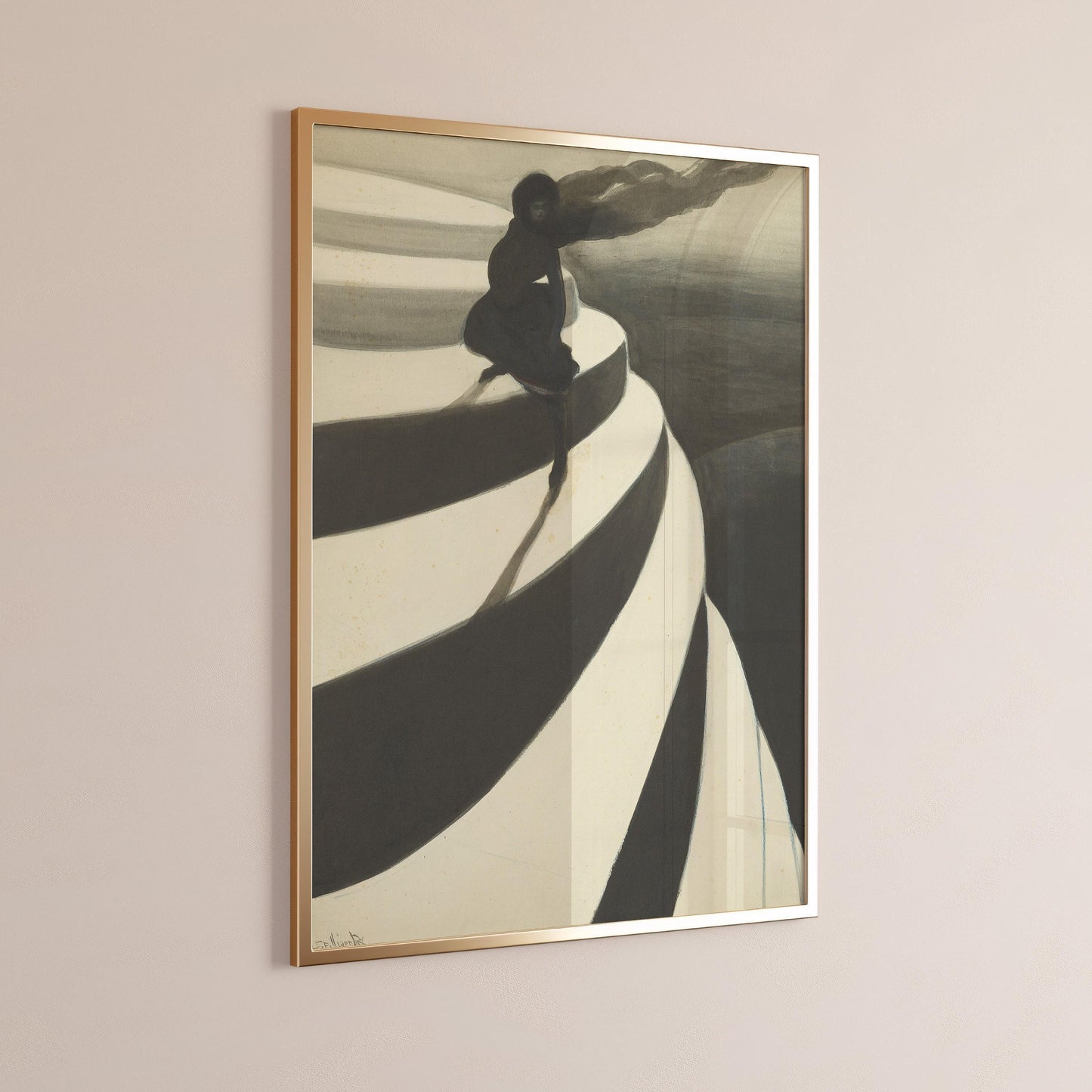 L√©on Spilliaert "Vertigo" Art Print: Dark Academia Symbolist Wall Art