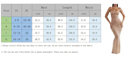 Light Diamond Charming Suspender Mermaid Dress Gown