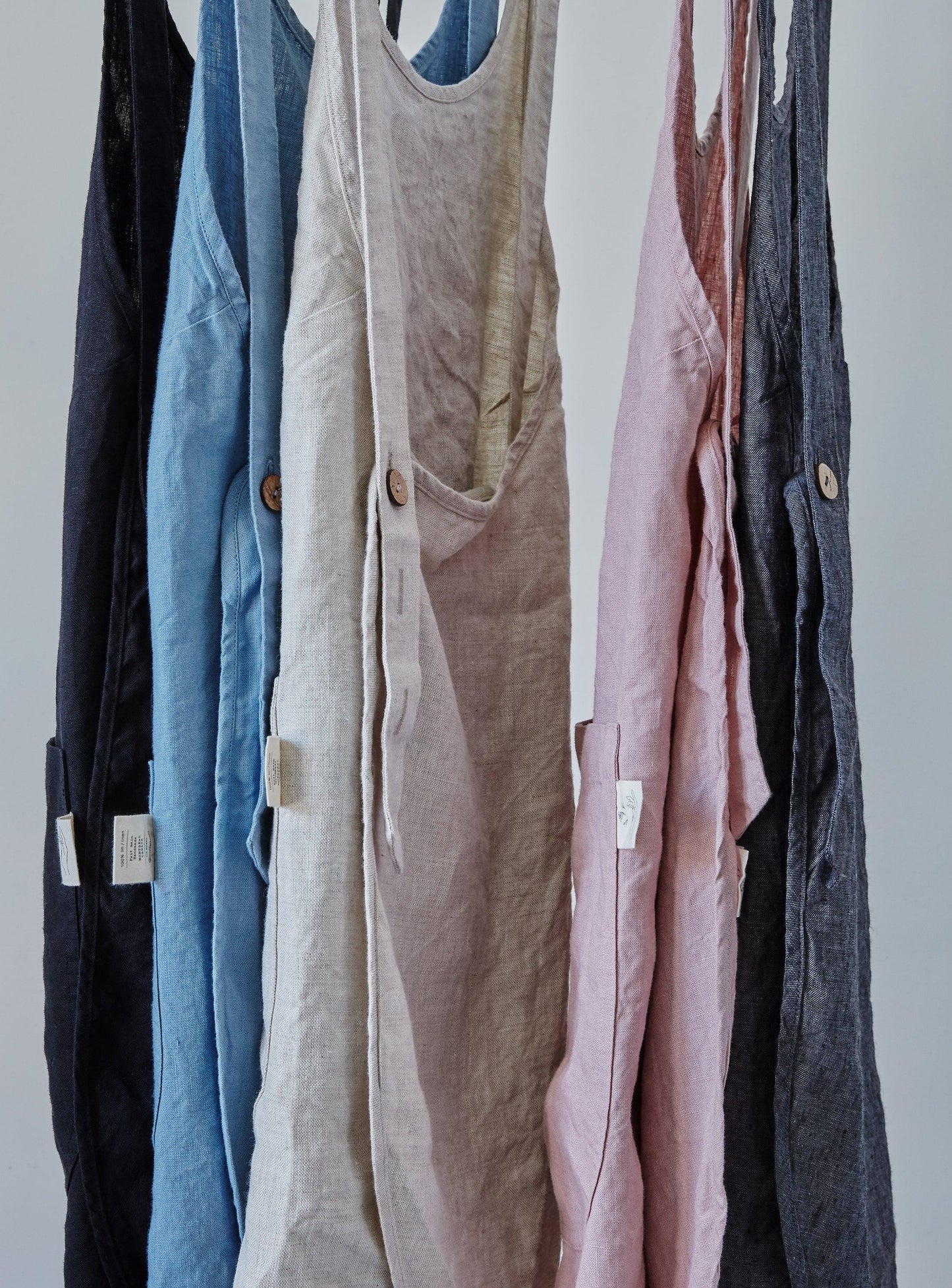Linen Apron - Anthracite