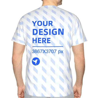 Loose And Comfortable Men's Short Sleeve Full Width T-shirt
