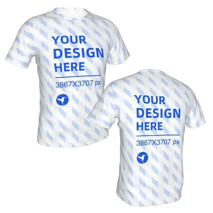 Loose And Comfortable Men's Short Sleeve Full Width T-shirt