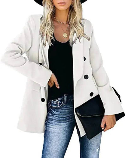 Loose Long-sleeved Knitted Solid Color Sweater
